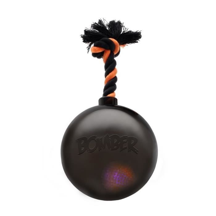 ZEUS Bombe avec ampoule à LED clignotante Bomber GM - Noir - Pour chien
