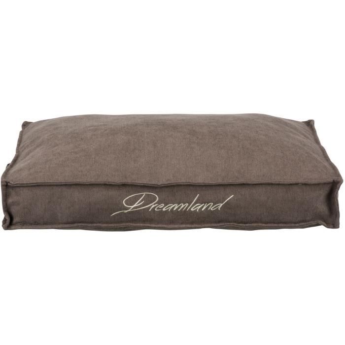 TRIXIE Coussin Dreamland 90 × 65 cm - Taupe - Pour chien