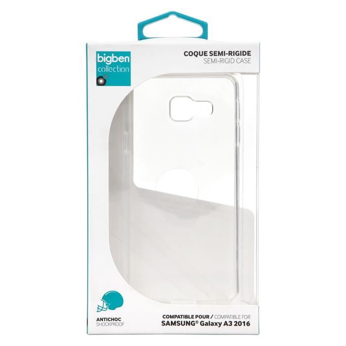 BIGBEN Coque Ultra fine pour Samsung Galaxy A3 - Transparente