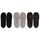 Chaussons Ballerines Femme Lot de 3 velours