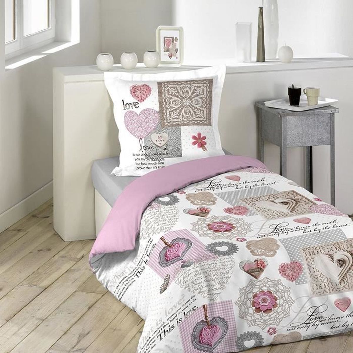 Housse de couette 1 place - Achat / Vente Housse de ...