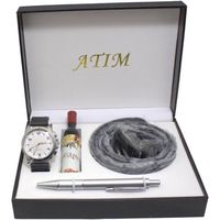 MONTRE Coffret Cadeau Montre Homme + Portefeuille + Lampe MONTRE Coffret Cadeau Montre Homme + Portefeuille + Lampe