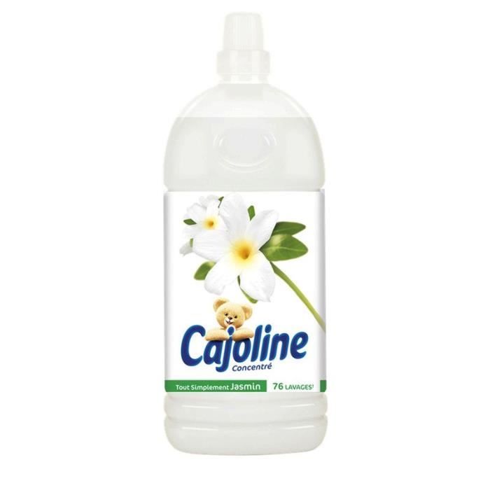 CAJOLINE Adoucissant tout simplement jasmin - 1,9L