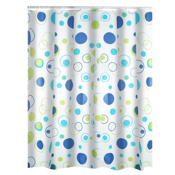RIDDER Rideaux de douche Kreise en plastique