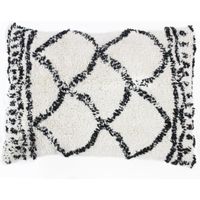 COUSSIN Coussin berbère Losange - 30 x 50 cm - Blanc natur COUSSIN Coussin berbère Losange - 30 x 50 cm - Blanc natur