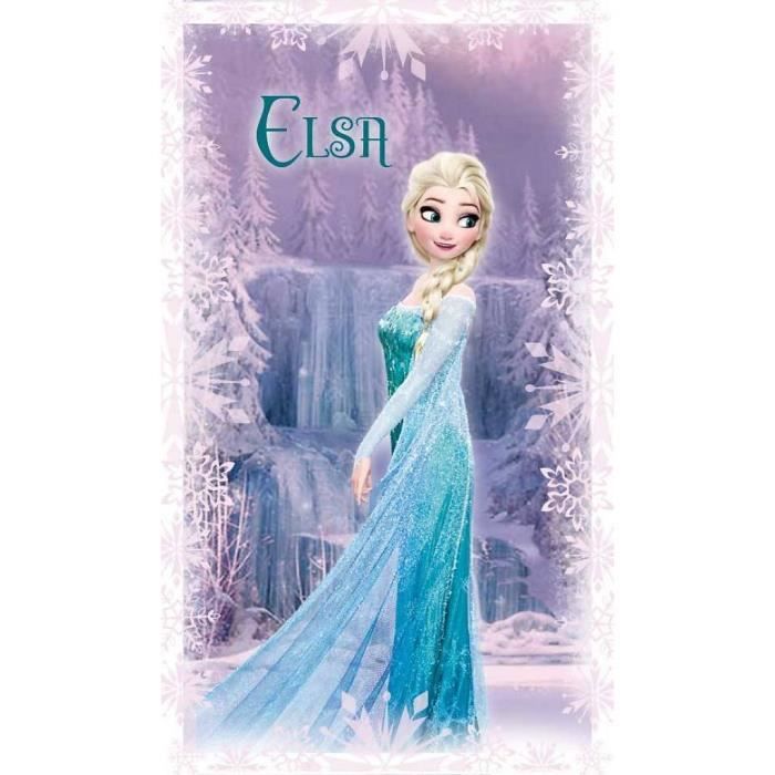 LA REINES DES NEIGES CASCADE Drap de plage Coton 70x120cm