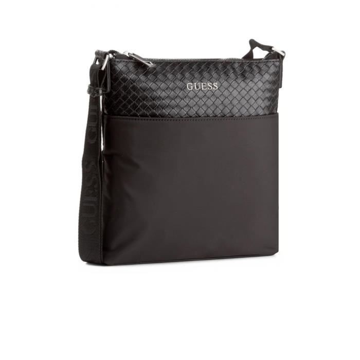 GUESS - CITY LOGO CROSSBODY Sacoche Bandoulière Noir - Homme