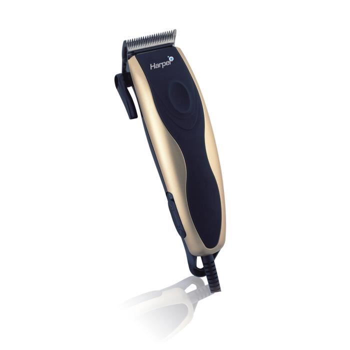 HARPER Tondeuse Cheveux et Barbe HTM 17 - Noir - Or
