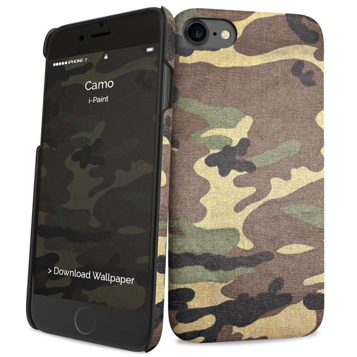 I-PAINT Coque pour iPhone 7 - Camouflage
