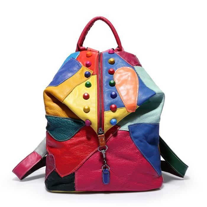 Fourre Cuir À Femme Sac Style Coréen Collège Dos Waiwaizui Mode Tout 9DH2IWEY