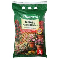 TERREAU - SABLE VILMORIN Terreau Plantes fleuries - 5 L TERREAU - SABLE VILMORIN Terreau Plantes fleuries - 5 L