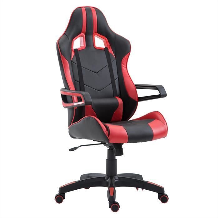 Chaise De Bureau Gaming Play Fauteuil Gamer Chair Style Racing Racer