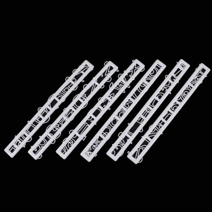 Mini Alphabet Numéro Lettre Cookie Biscuit Tampon Couteau Embosseur Gâteau Moule