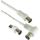 LINEAIRE Câble d'antenne mâle / femelle - 9,5mm -