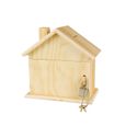 Cm Forme Maison 15 Bois {couleur} Megacrea X Cadenas Avec 8 14 5 Tirelire 7Yfb6gvy
