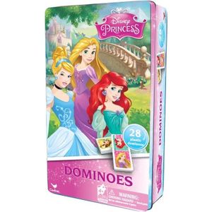 DISNEY PRINCESSES Boîte Métal Dominos