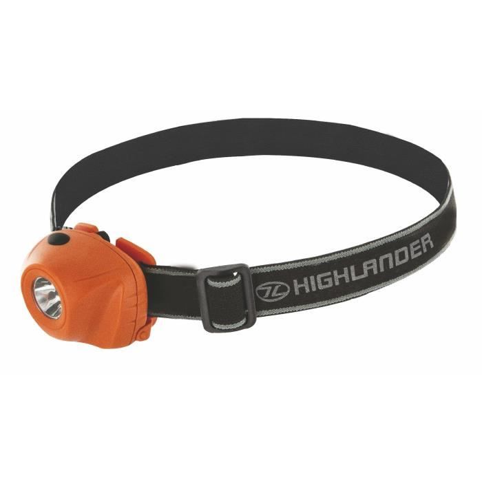 Highlander Beam 1W LED Phare Orange Noir