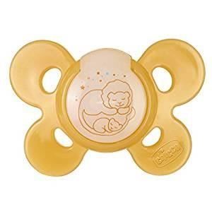 CHICCO Sucette Physio Comfort Silicone Boite sterilisable Phosphorescent 12m