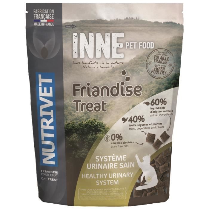NUTRIVET Snack Confort urinaire au lapin Inne - Pour chat stérilisé - 250 g