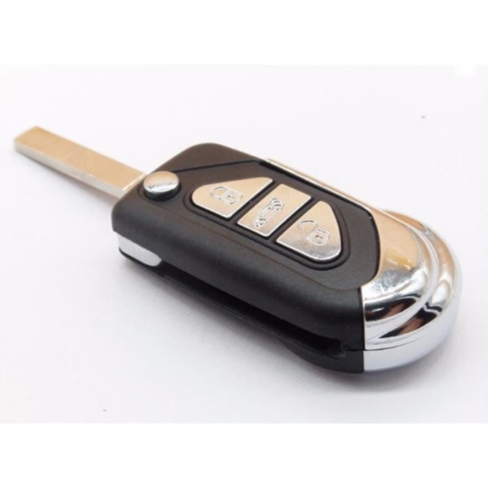 Clé Télécommande Vierge 3 Boutons Pour CITROËN C3, DS3, BERLINGO, JUMPY - Référence ID46/CE0536/FSK/4R6 - Neuf