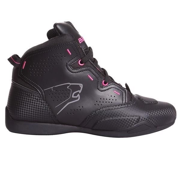 BERING Lady Chaussure Moto - Jasper - Noir - Fushia
