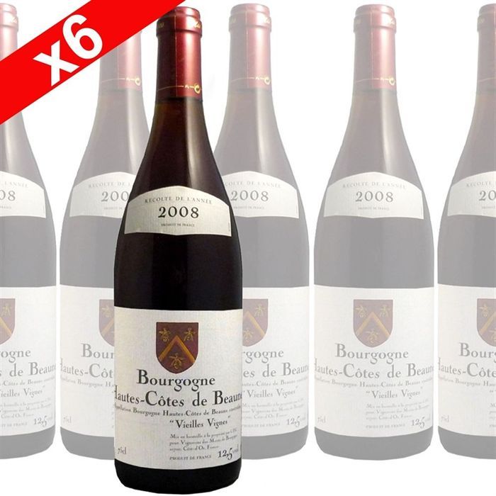 2008   Achat / Vente VIN ROUGE Hautes Côtes de Beaune 2008 x6