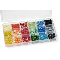 KIT BIJOUX KNORR PRANDELL Boîte de Perles Pastel 200 g KIT BIJOUX KNORR PRANDELL Boîte de Perles Pastel 200 g