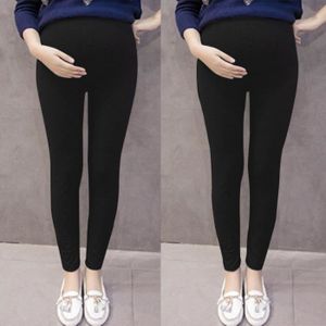 Femmes Unie Mince De Un Noir Et Enceintes Couleur Pantalon Maternité Pantalons Grossesse 8nwmNv0