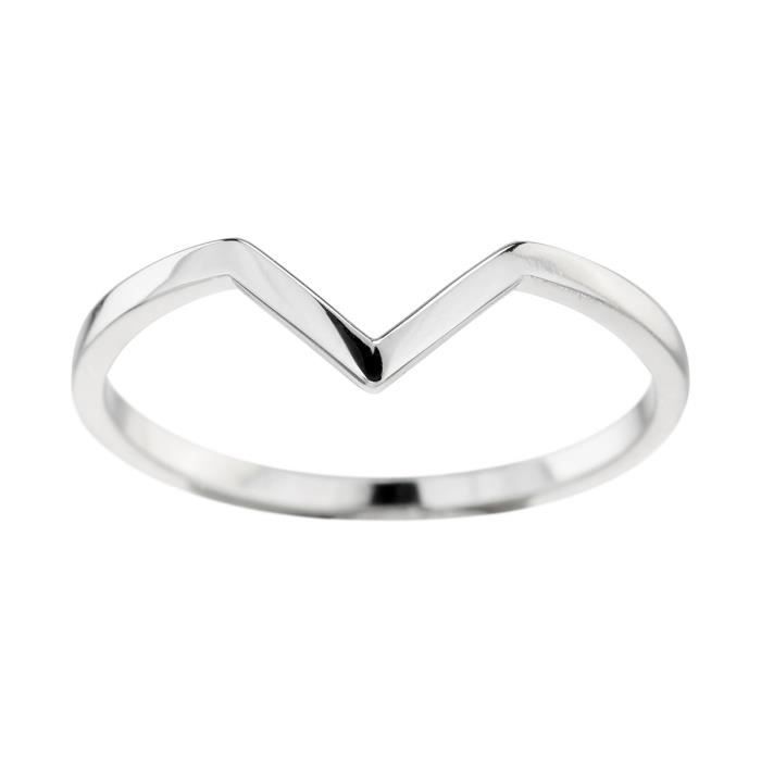 MONPLAISIR Bague Argent Fin 925/1000 Forme \