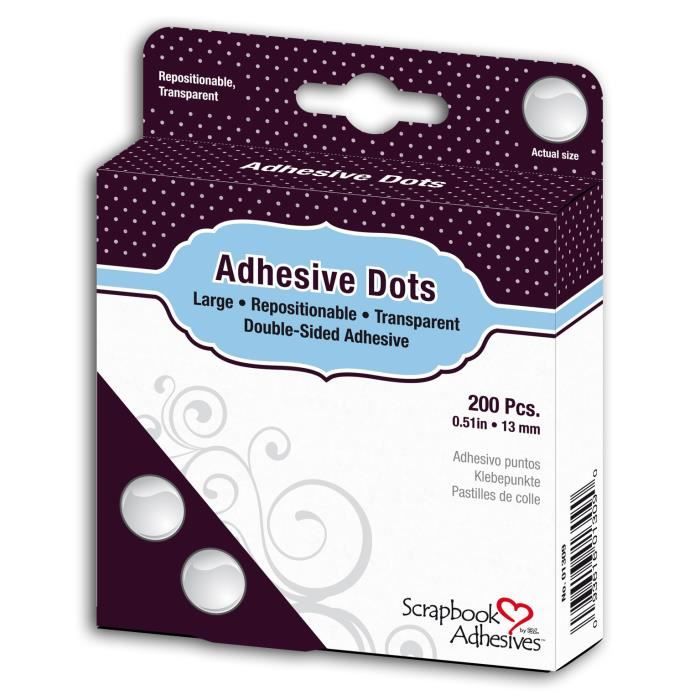 DodzTM Rouleau de 200 pastilles repositionnables - 13mm