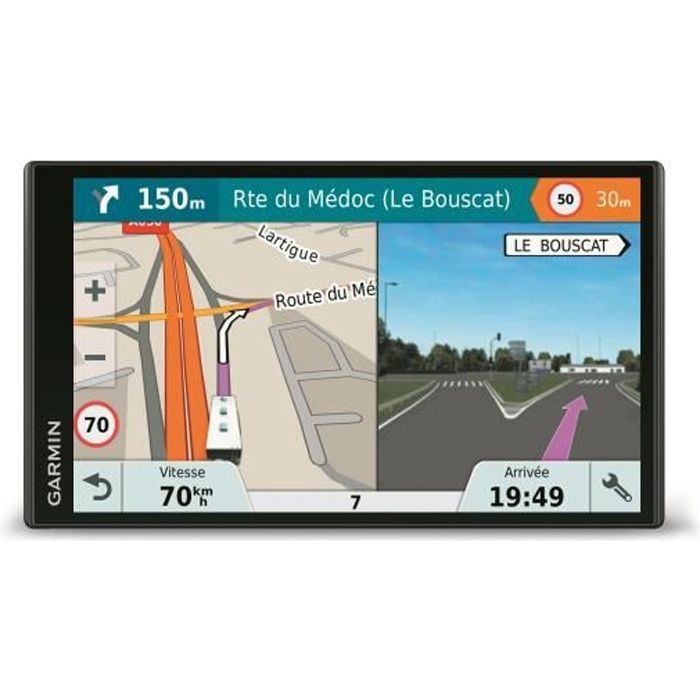 GARMIN GPS Camper 770 - GPS Camping-Car avec Cartes, Trafic et Zones de danger à vie (LMT)