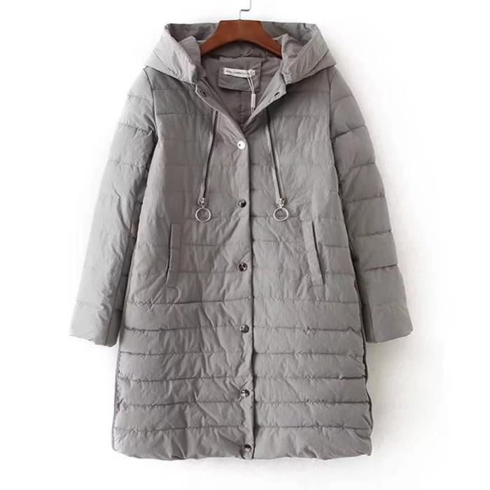 Manteau doudoune gris femme Manteau doudoune gris femme