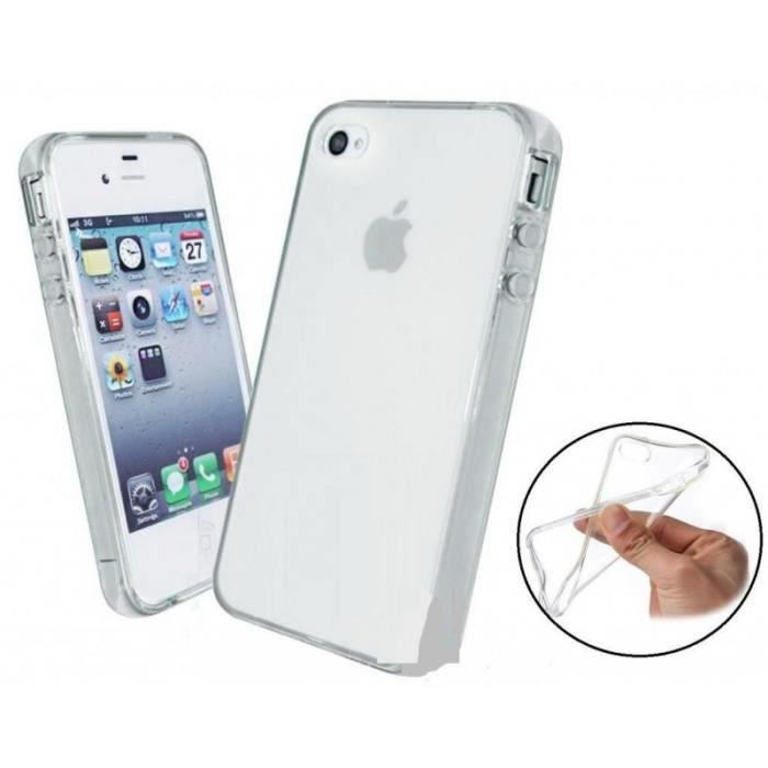 coque iphone 4 silicone transparent
