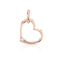 PENDENTIF VENDU SEUL MATY Pendentif or 375 rose diamant PENDENTIF VENDU SEUL MATY Pendentif or 375 rose diamant