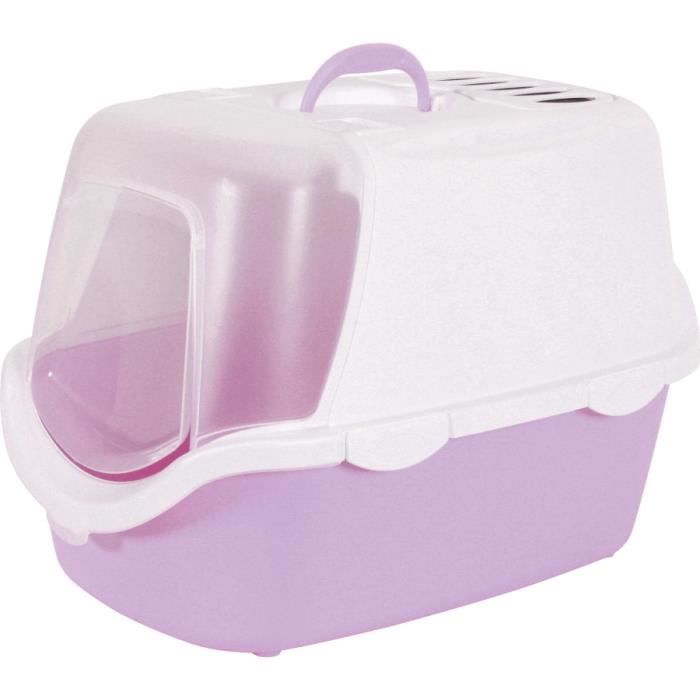 ZOLUX Maison de toilette Cathy - Violet lilas - Pour chat