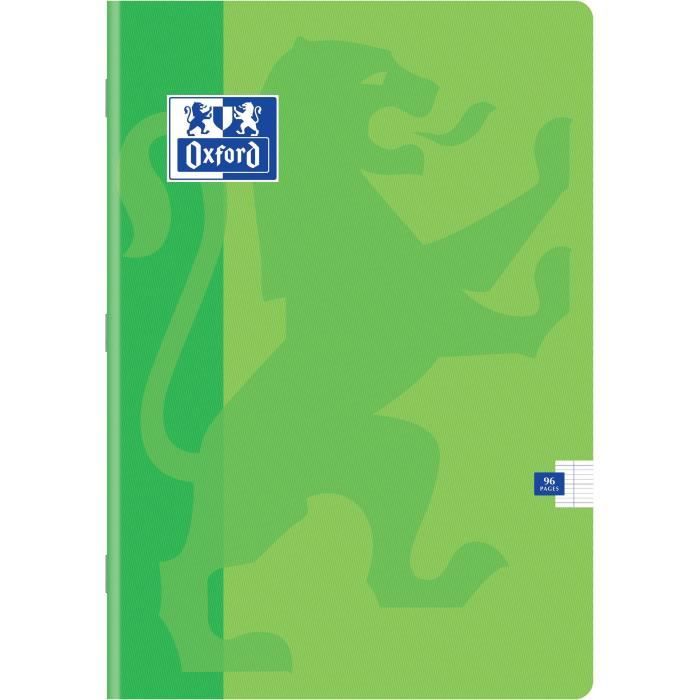 OXFORD Cahiers Color Life A4 Seyes - Vert