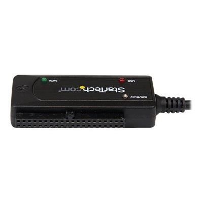 StarTech.com Adaptateur Convertisseur USB 3.0 vers SATA ou IDE de 2.5 ou 3.5 - Cable Adaptateur USB3 IDE & SATA - Noir