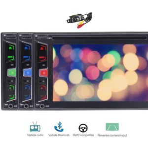 Caméra de recul GRATUIT + NOUVEAU design WinCE Style 3 UI Double 2 Din Autoradio Lecteur DVD GPS Navigation Radio Bluetooth tactile Caméra de recul GRATUIT + NOUVEAU design WinCE Style 3 UI Double 2 Din Autoradio Lecteur DVD GPS Navigation Radio Bluetooth tactile