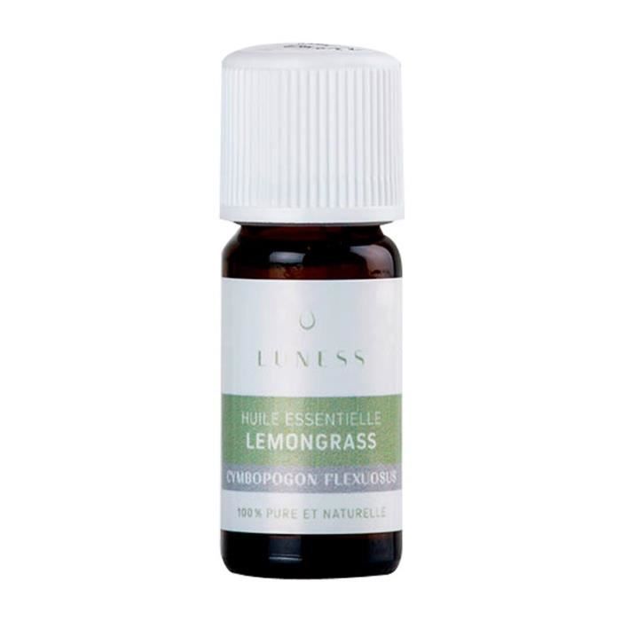 LUNESS Huile Essentielle Lemongrass Tonique - 10 ml