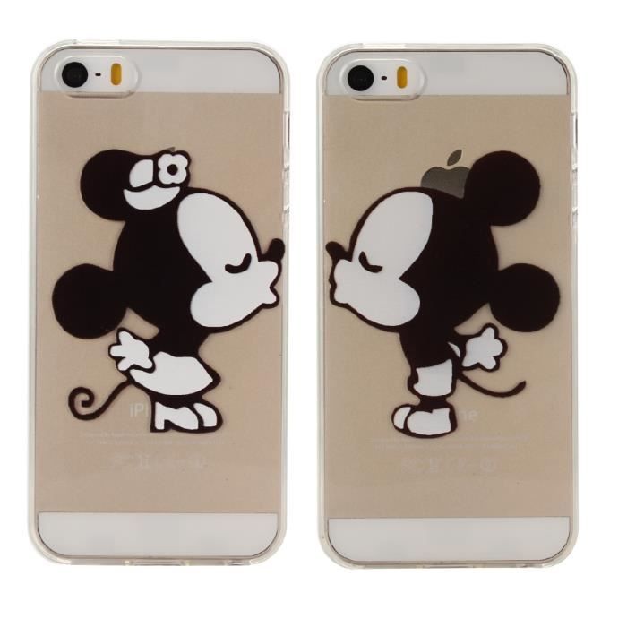 For iPhone XS Max XR X Mickey Mouse Minnie Donald Duck