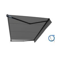 STORE - STORE BANNE Store banne manuel loggia 3.5x2.5 m gris sans coff STORE - STORE BANNE Store banne manuel loggia 3.5x2.5 m gris sans coff