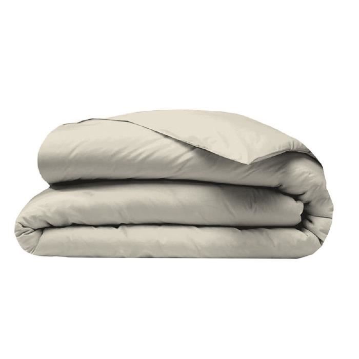 COTE DECO Housse de couette 200x200 cm - Beige lin