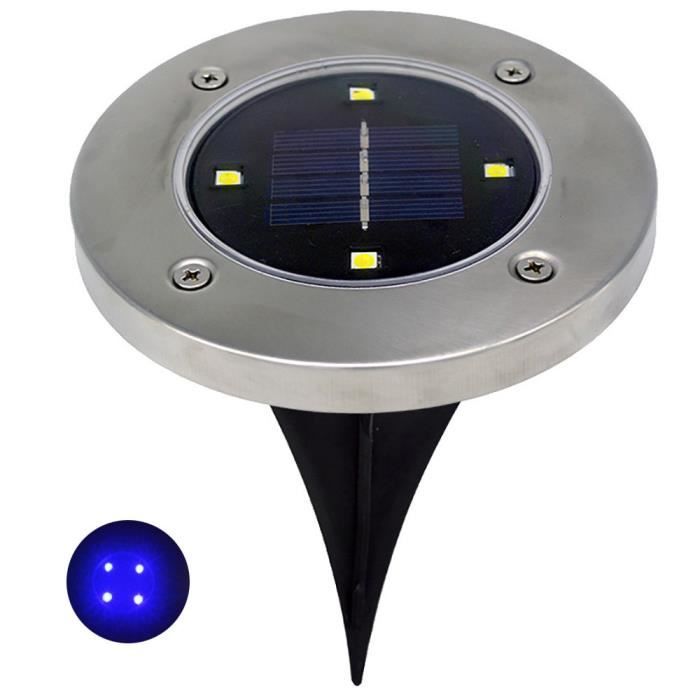 Waterproof Pelouse Led Cnn70707432bu 4 Solaire Lampe D'extérieur Jardin 1904 Chemin Spot Paysage xoWrdCBe