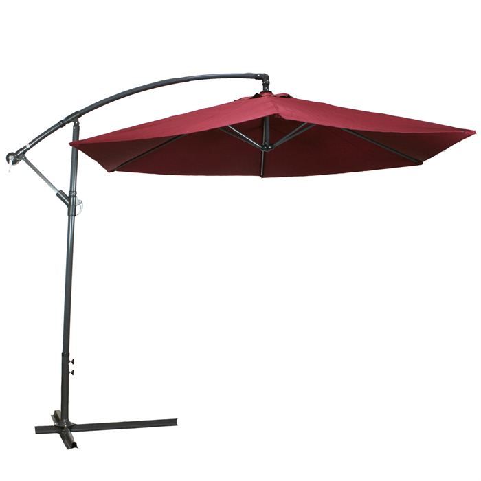 Parasol Déporté Primo Dun Diamètre De 290 Cm   Achat / Vente