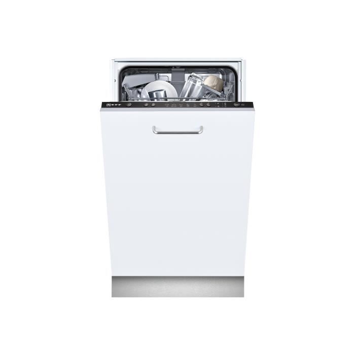 neff s581c50x3e lave-vaisselle intégrable niche largeur : 45 cm
