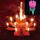 Hot-vente de New Spin musicale Flower Party Rotati