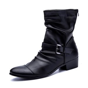Cuir Cher Achat Pas Bottes Homme Vente qfpFEF5CRO