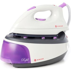 SINGER - Centrale vapeur SHG2627 Autonomie Illimitée Semelle Nano céramique - Défroissage Vertical SINGER - Centrale vapeur SHG2627 Autonomie Illimitée Semelle Nano céramique - Défroissage Vertical