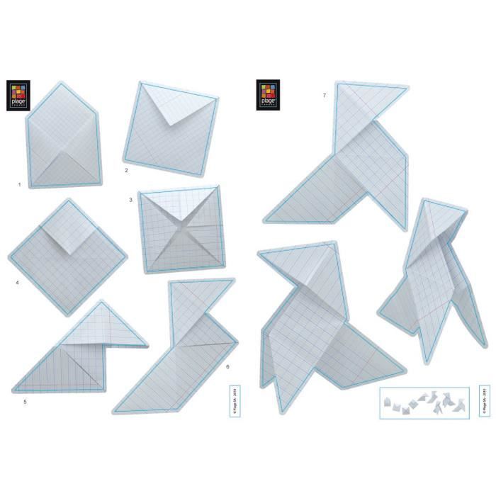 PLAGE Stickers adhésif mural Taille S - Cocotte d'écolier2 planches 29,7 x 21 cm, divers motifs