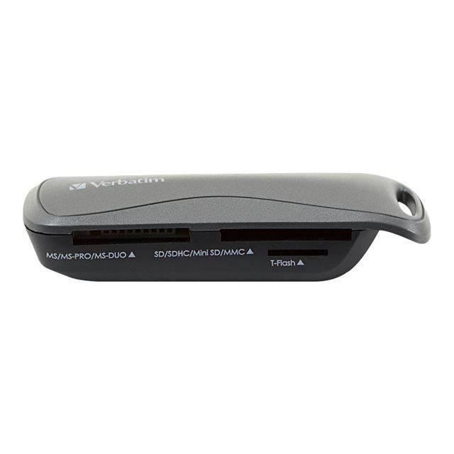 VERBATIM lecteur de poche de carte mémoire - Compatible avec SD / SDXC UHS-I / microSD / M2 / MS / MS-Duo